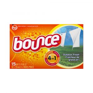 Bounce® Fabric Softener Sheets - 15 Count Box - 15 Boxes per Case